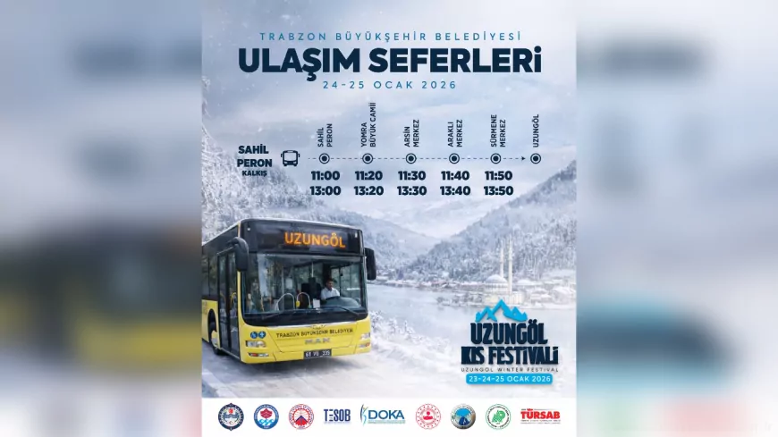 Büyükşehir, Uzungöl Kış Festivali’ne Ücretsiz Ulaşım Sağlayacak