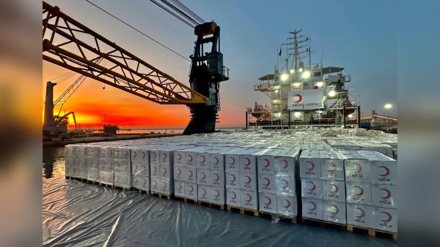 Kızılay’ın 20. İyilik Gemisi Gazze Yolunda