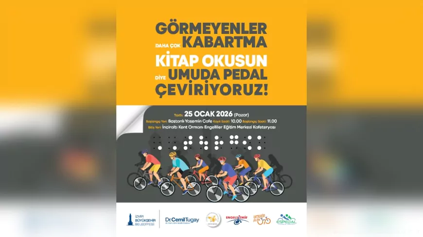 İzmir’de Görme Engelliler İçin Farkındalık Sürüşü