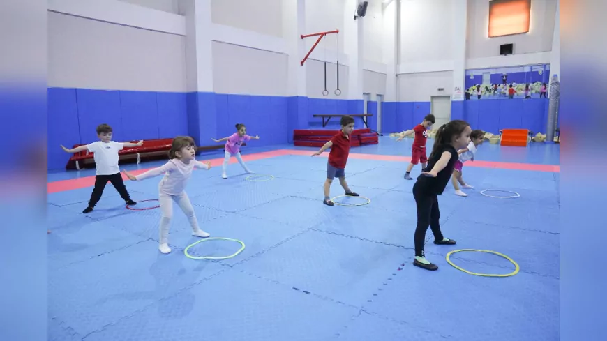 Tepebaşı’nda Çocuklar Jimnastik ile Sağlıklı Gelişiyor