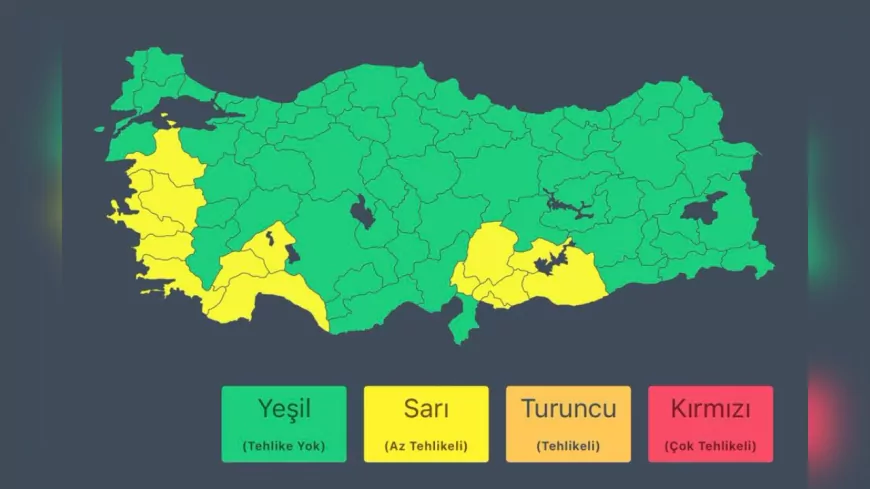 Meteoroloji’den Ülke Genelinde Kuvvetli Yağış ve Fırtına Uyarısı