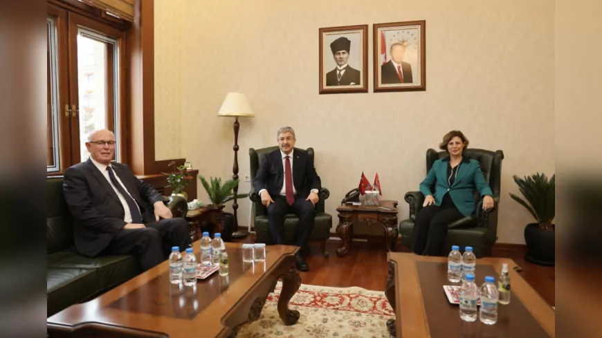 Başkan Ünlüce ve Başkan Kurt’tan Vali Yılmaz’a “Hayırlı Olsun” Ziyareti