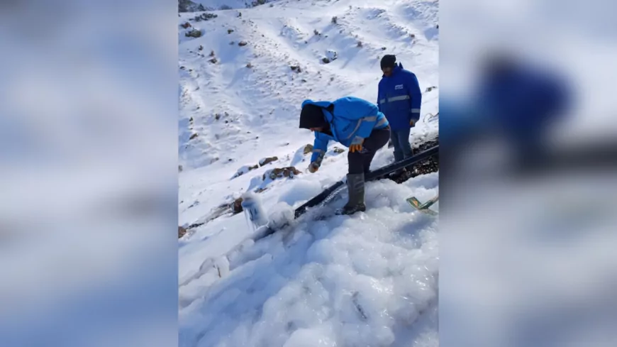 VASKİ Ekipleri Zorlu Coğrafyada İçme Suyu İçin Seferber Oldu