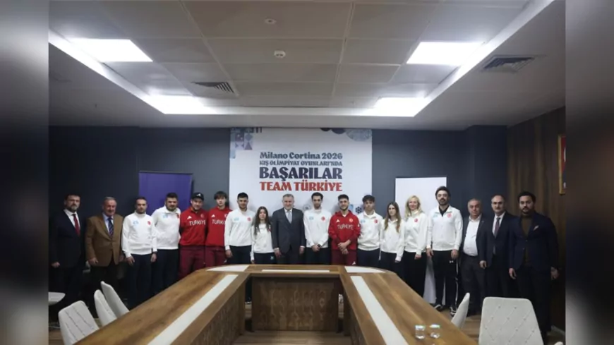 Bakan Osman Aşkın Bak, 2026 Kış Olimpiyatları’na Katılacak Milli Sporcuları Kabul Etti