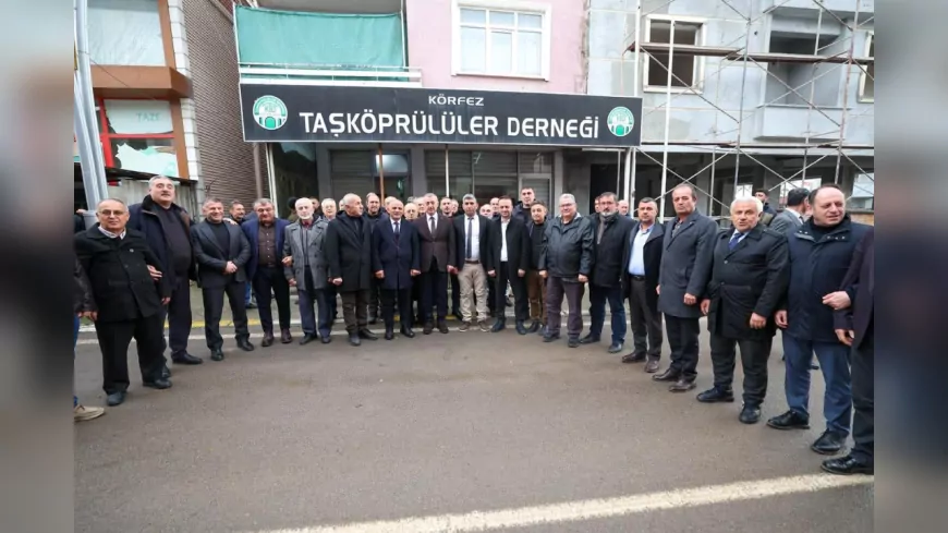 Başkan Büyükakın, Körfez Taşköprülüler Derneği’ni Ziyaret Etti
