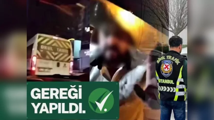 İstanbul'da Trafikte Kafa Atarak Saldıran Sürücü Yakalandı