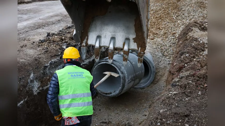 Karakamış Mahallesi Yağmur Suyu Hattı ile Sel Riskinden Korunacak