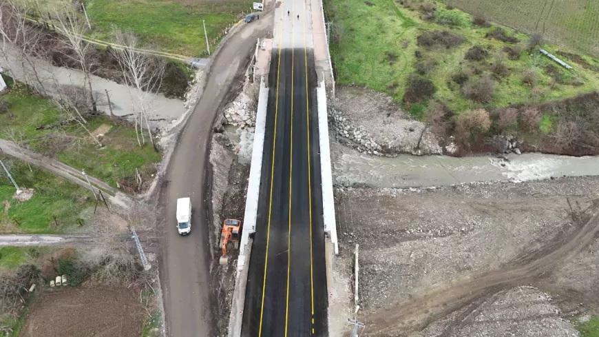 Yenilenen Mesudiye Köprüsü Karapürçek’te Hizmete Açıldı