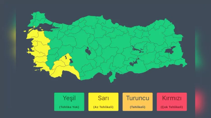 Meteoroloji Uyardı: Ege ve Akdeniz’de Şiddetli Yağış ve Fırtına Bekleniyor