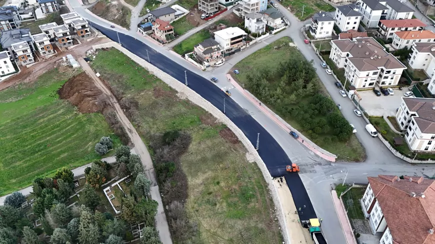 Serdivan’a Nefes Aldıracak Ulaşım Projesinde Asfalt Çalışması Tamamlandı