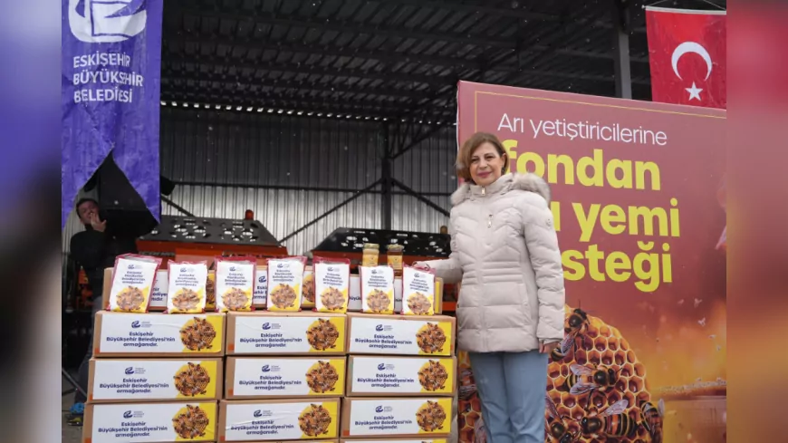 Eskişehir Büyükşehir’den Arıcılara Kış Desteği: 7 Ton Arı Yemi Dağıtıldı