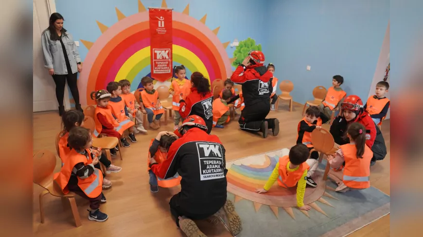Tepebaşı’nda Miniklere Afet Bilinci Aşılanıyor