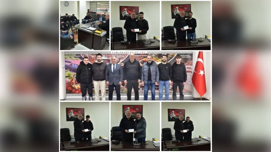 Gümüşhane Belediyesi’nden Amatör Spor Kulüplerine Maddi Destek