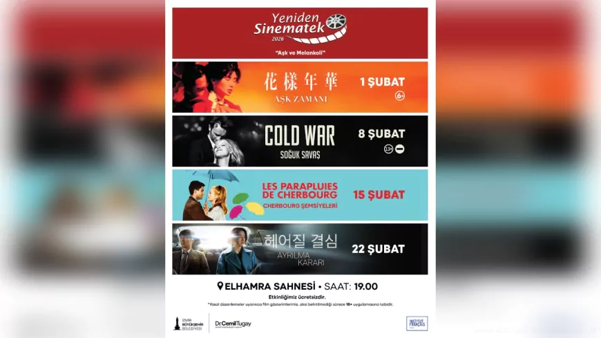 Yeniden Sinematek Şubat Ayında "Aşk ve Melankoli" Temasıyla İzleyiciyle Buluşuyor