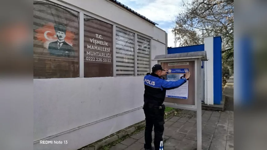 Toplum Destekli Polislikten Dolandırıcılığa Karşı Bilgilendirme Atağı