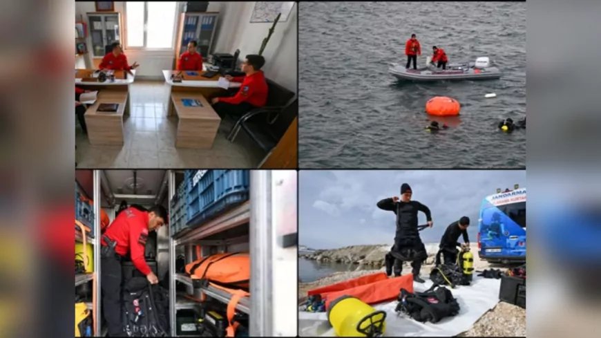 Van’da SAK Timi Zorlu Kış Koşullarında Göreve Hazır