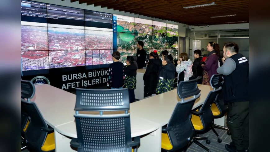 Bursa’da Çocuklara Afet Bilinci Eğlenceli Atölyeyle Aşılanıyor