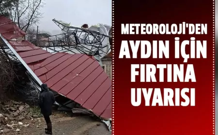 Aydın’da Fırtına Uyarısı