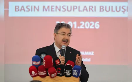 Vali Dr. Erdinç Yılmaz, Eskişehir’de Basın Mensuplarıyla Buluştu