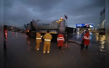 İzmir’de Kuvvetli Yağış ve Deniz Taşkınlarına Anında Müdahale