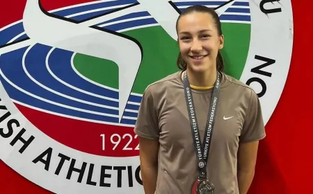 Eskişehirli Genç Sporcu Sudenaz Bayram, Türkiye İkincisi Oldu