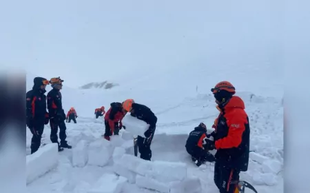 Kahramanmaraş AFAD’dan Çığda Arama Kurtarma Eğitimi