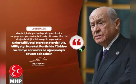 Devlet Bahçeli: MHP, Doğru Bildiği Yoldan Ayrılmayacak