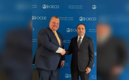 Bakan Yardımcısı Mustafa Tuzcu, Litvanyalı Mevkidaşı ile OECD Avrasya Haftası’nda Görüştü