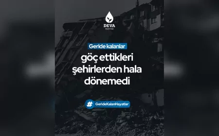 DEVA Partisi’nden 6 Şubat Depremi Yıl Dönümünde Mesaj