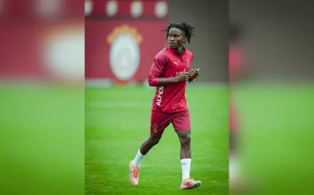 Renato Nhaga, Galatasaray'daki İlk Antrenmanına Çıktı