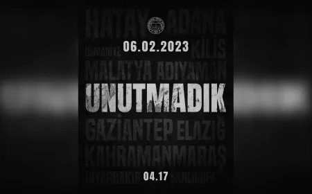 6 Şubat Depreminde Hayatını Kaybedenleri Rahmetle Anıyoruz