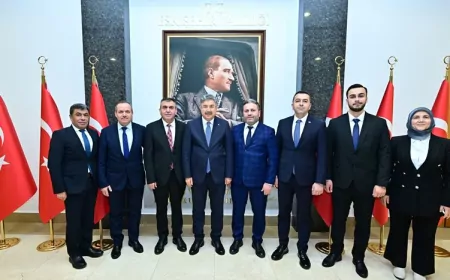 AK Parti Sivrihisar İlçe Teşkilatından Vali Dr. Erdinç Yılmaz’a Hayırlı Olsun Ziyareti