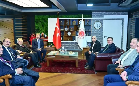 Vali Dr. Erdinç Yılmaz’dan TBMM Eski Başkanı Cemil Çiçek ve Başsavcı Karakülah’a Ziyaret