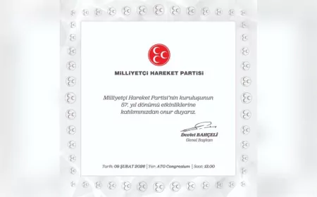 MHP, 57. Yılında “Şanla Şerefle” Siyasi Mücadelesini Selamlıyor