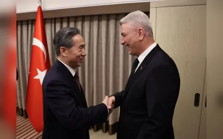 Türkiye ile Çin Arasında Yatırım ve İşbirliği Görüşmesi