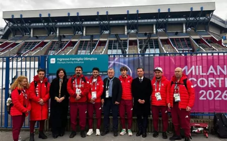 Bakan Osman Aşkın Bak’tan Olimpiyat Kafilesine Moral Ziyareti