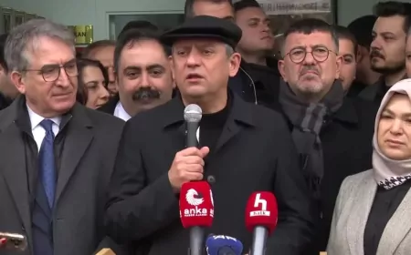 Cumhuriyet Halk Partisi Genel Başkanı Özgür Özel Malatya’da: “Depreme hazırlık için her şey vardı ama hükümet mazeretsiz yakalandı”