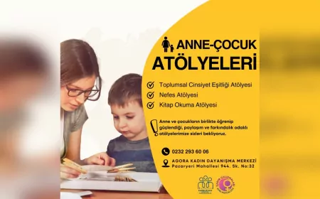 İzmir Büyükşehir Belediyesi’nden Anne ve Çocuklara Güç Veren Atölyeler