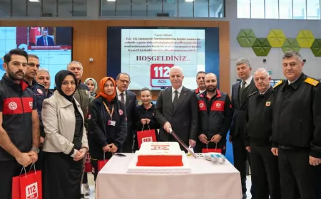 Vali Davut Gül’den 11 Şubat’ta 112 Çağrı Merkezi’ne Anlamlı Ziyaret