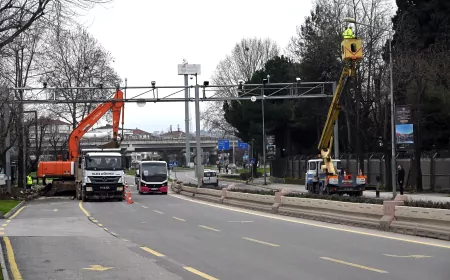 Yalova Kent Girişinde Trafiği Rahatlatacak Yol Genişletme Çalışması