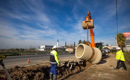 Menemen Türkelli’de 25 Milyon Liralık Yağmur Suyu Hattı Yatırımı