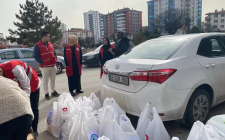 Pursaklar’dan Gazzeli Ailelere Ramazan Öncesi Destek