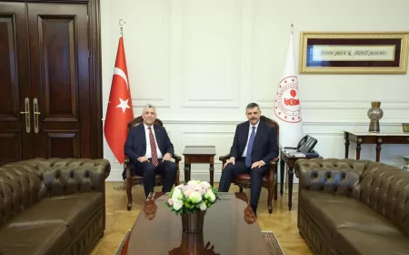 İçişleri Bakanı Mustafa Çiftçi’ye Hayırlı Olsun Ziyareti