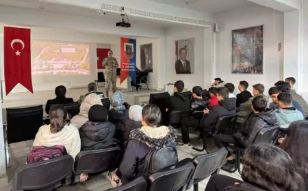 Muş’ta Öğrencilere Jandarma Teşkilatı Tanıtıldı