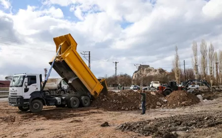 Büyükşehir Belediyesi Hatuniye Caddesi Bağlantı Yolunda Çalışmalara Başladı