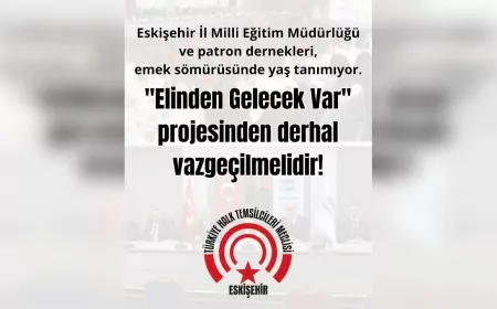 Eskişehir Halk Temsilcileri Meclisi’nden “Elinden Gelecek Var” Projesine Tepki