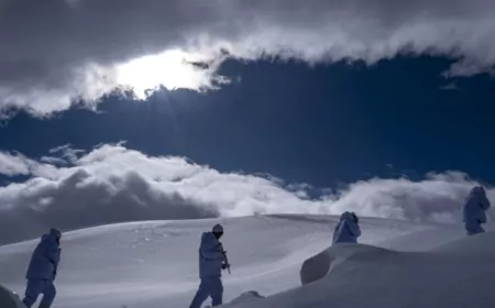 Emniyet Genel Müdürlüğü Özel Harekat Polisleri Çetin Kış Şartlarında Göreve Hazır