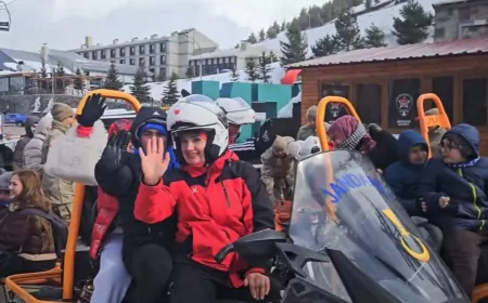 Erzurum İl Jandarma Komutanlığı Özel Gereksinimli Çocukları Kış Eğitim Merkezi’nde Ağırladı