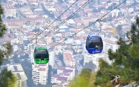 Balçova Teleferik Tesisleri’nde Bakım Zamanı