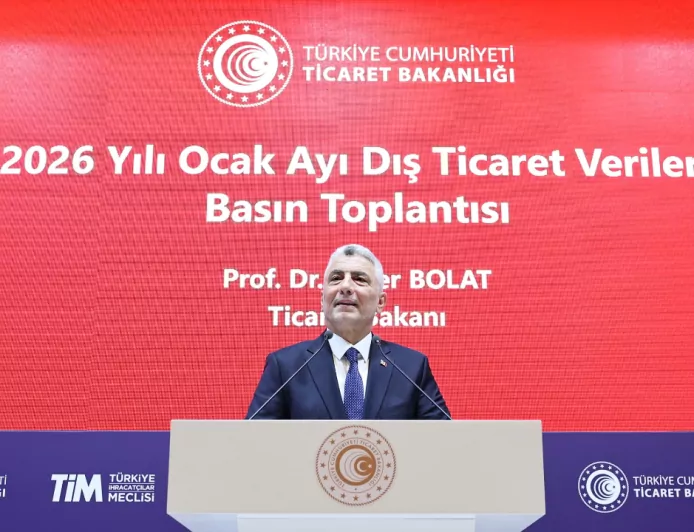 Ticaret Bakanlığı 2026 Ocak Ayı Dış Ticaret Verilerini Açıkladı